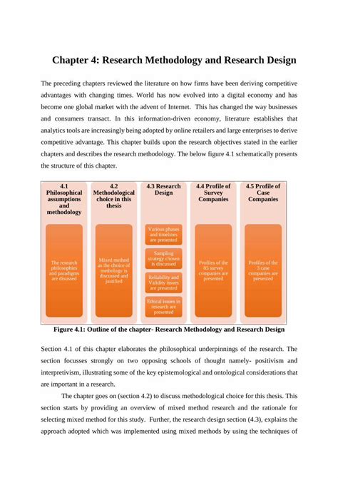 PDF Chapter 4 Research Methodology And Research Chapter 4