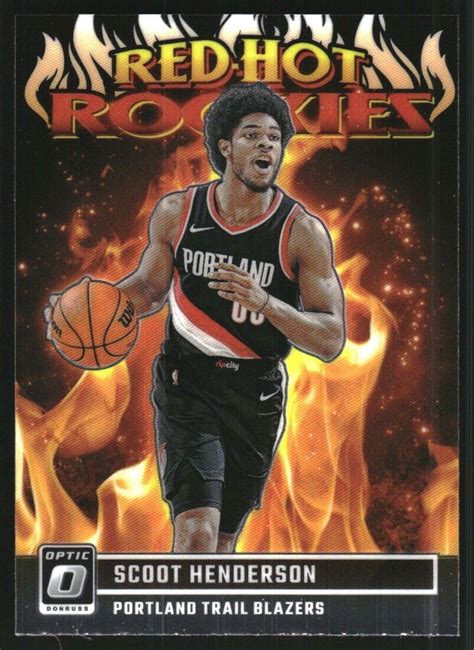 Donruss Optic Red Hot Rookies Scoot Henderson Ebay