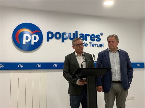 El PP De Teruel Critica Las Promesas Vanas Del PSOE Teruel Para Con La