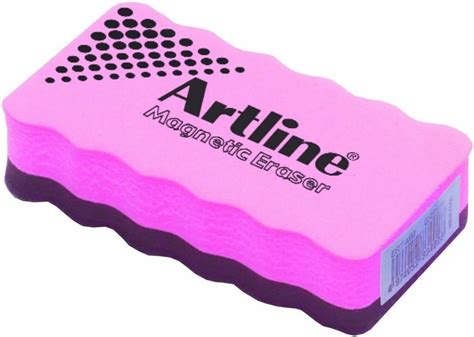 Artline Magnetic Whiteboard Eraser Pink Uk Stationery