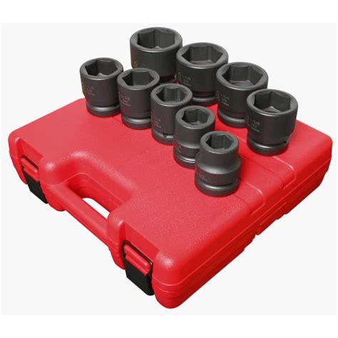 Sunex Tools In Drive Piece Std Sae Jumbo Impact Socket Set Sun