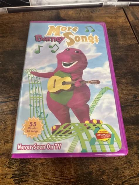 BARNEY MORE BARNEY SONGS VHS Tape SHOW Never Seen on TV Clamshell Case $18.39 - PicClick CA