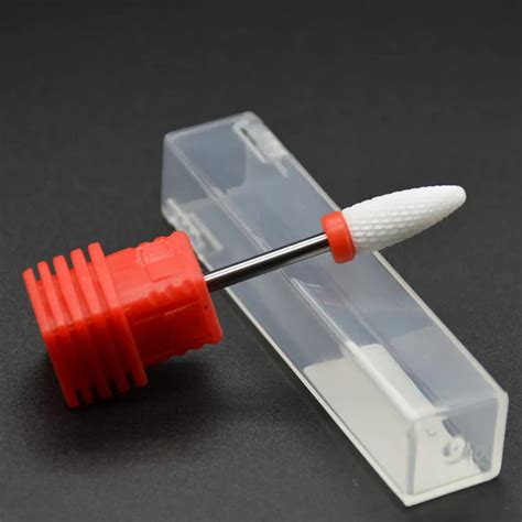 MAOHANG Electric Ceramic Flame Shape Nail Drill Bit For Manicure