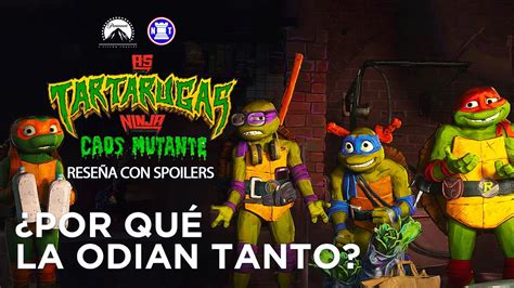 Tortugas Ninja Caos Mutante Reseña con spoilers YouTube