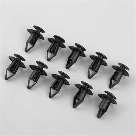 Mtsooning 50pcs Auto Car Plastic Rivet Fender Bumper Clips Push Retainer Screw Fastener 8mm