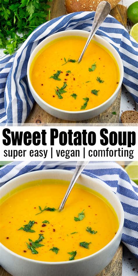 Sweet Potato Soup Vegan Heaven