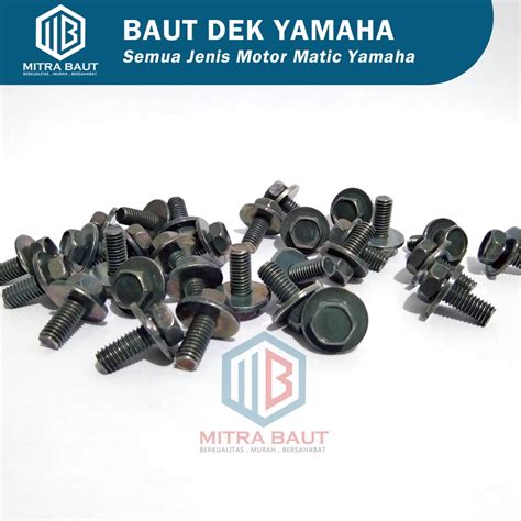 Jual Paket Pcs Baut Dek Yamaha Mio Baud Bordes Deck M X