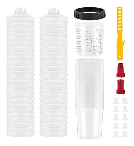 Yuzes Sistema De Vasos Desechables Para Mezclar Pintura Kit Env O Gratis