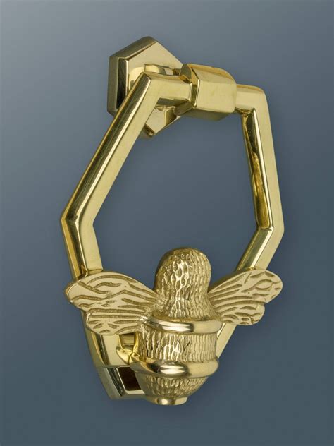 Bumble Bee Hexagon Door Knocker Door Knockers Online Brass Bee