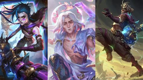 League Of Legends Adds Arcane Skins For Jinx Ekko Viktor