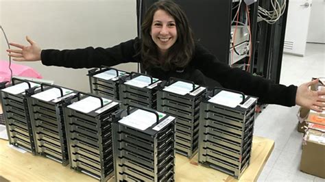 It Took Half A Ton Of Hard Drives To Store The Black Hole Image Data