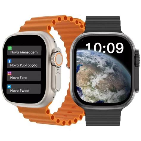 Rel Gio Inteligente Smartwatch U Ultra Series Lan Amento Nfc