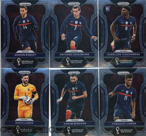 Buy Panini Prizm World Cup Qatar France Team Set Of Cards