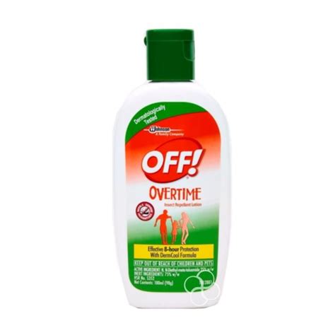 Off Overtime Insect Repellent Lotion 100ml Lazada Ph