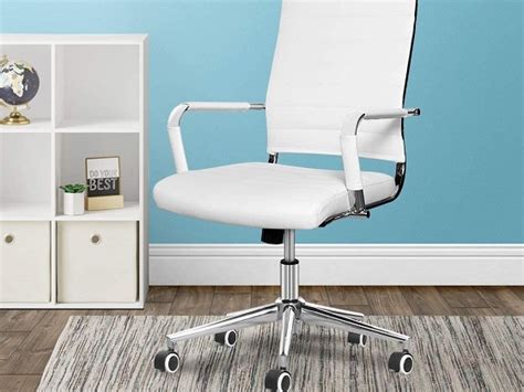 Best 6 Leather Desk (Office) Chair With Arms 2022 Reviews