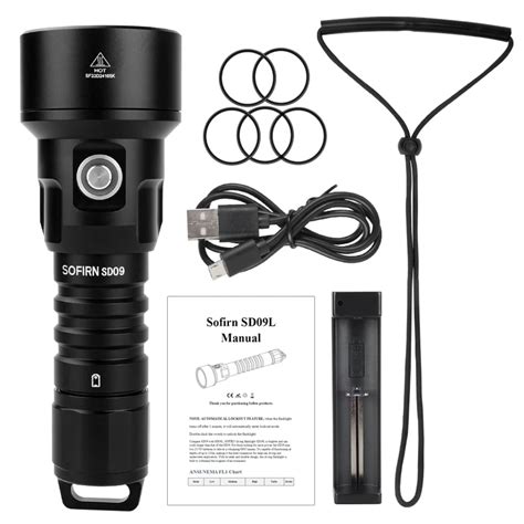 New Sofirn Sd Diving Flashlight Lm Powerful Rechargeable