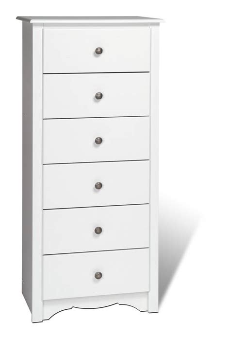 Prepac White Monterey Drawer Lingerie Chest Wdc At Homelement