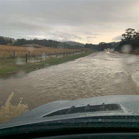 Weather Warnings For Tasmania As Severe Thunderstorm Brings Flooding To