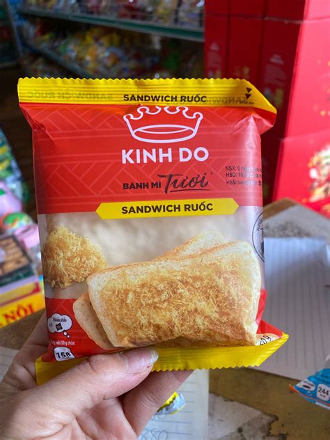 Bánh mì tươi sanwich ruốc kinh đô 50 gam set 4 cái Lazada vn