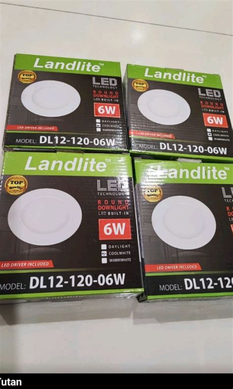 Landlite Round Downlight W Furniture Home Living Lighting Fans