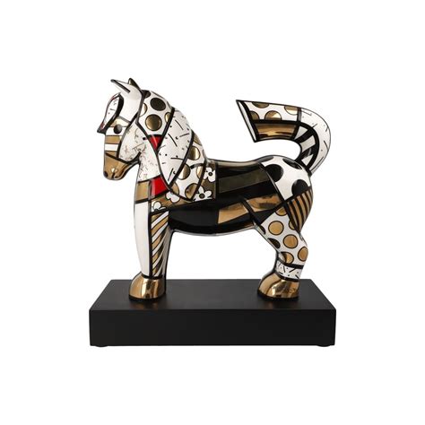 Goebel Porzellan Figur Romero Britto Golden Dancer Cm Skulptur Pfe