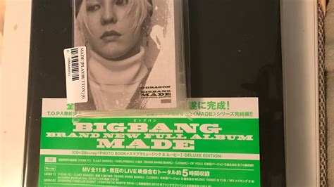 Unboxing Bigbang Made Full Album Japanese Version Along With Gd Play Button Youtube