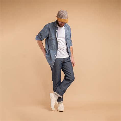 NAKED FAMOUS TrueGuy Natural Indigo Selvedge