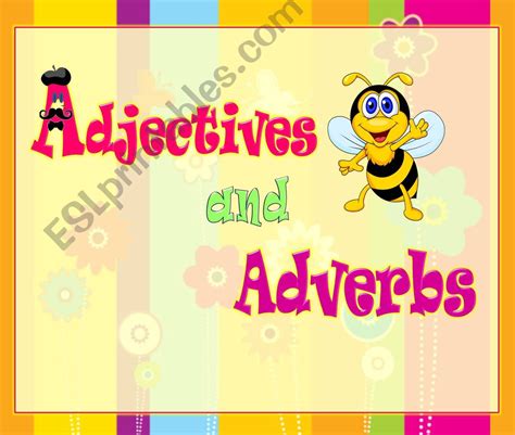 Esl English Powerpoints Adjectives And Adverbs