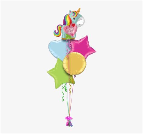 Love You Rainbow Unicorn Mothers Day Balloon 21 Unicorn Love Balloon