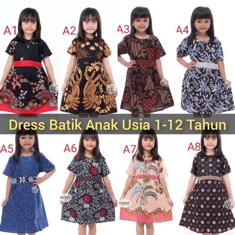 Gambar Baju Batik Anak 55 Koleksi Gambar