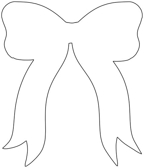 Shape of Hair Bow | Free Printable Papercraft Templates