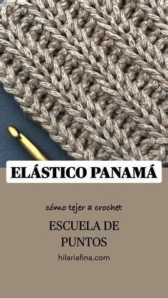 Panam Punto El Stico De Ganchillo Aprender Hilaria Fina Crochet