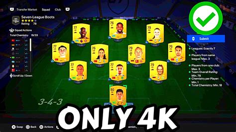 Hybrid Leagues Seven League Boots Sbc Cheapest Way Eafc Youtube