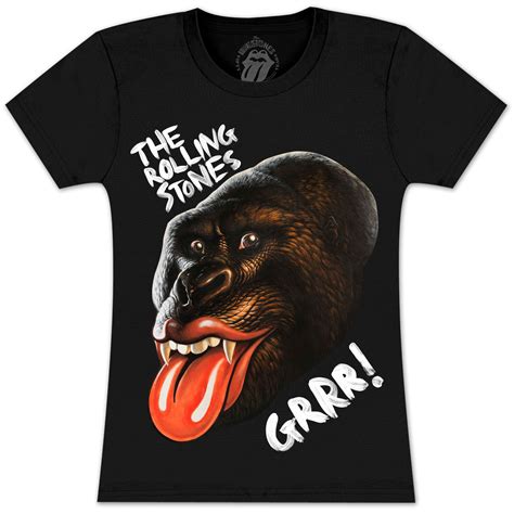 Rolling Stones Ladies Grrr Babydoll T Shirt Musictoday Superstore