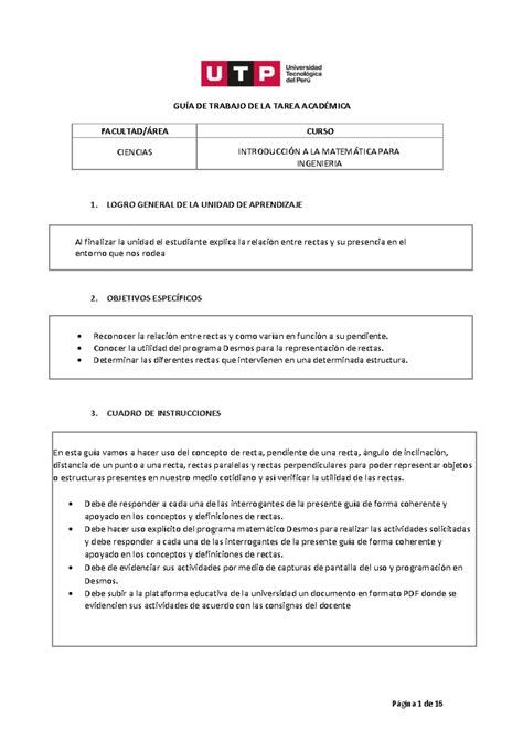 Tarea Academica Al Finalizar La Unidad El Estudiante Explica La