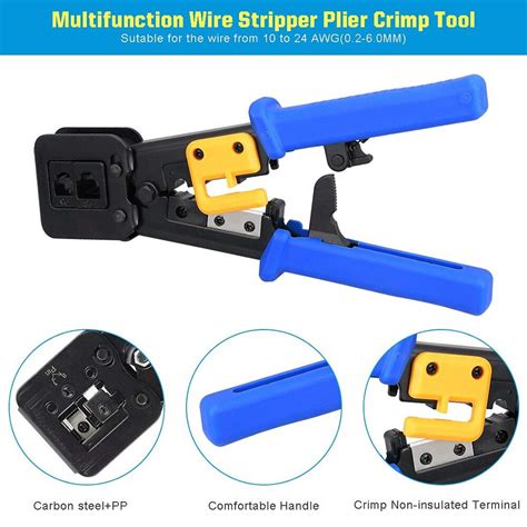 lett rj45 crimper rj45 krymping verktøy håndnett... – Grandado