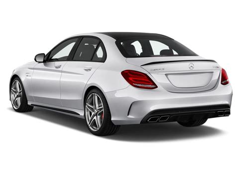 Image 2016 Mercedes Benz C Class 4 Door Sedan Amg C63 S Rwd Angular Rear Exterior View Size