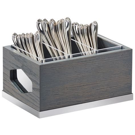 Cal Mil 3811 83 Ashwood 3 Compartment Flatware Organizer