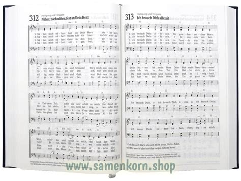 Singt Von Jesus Gemeinde Gesangbuch Noten Liederbuch