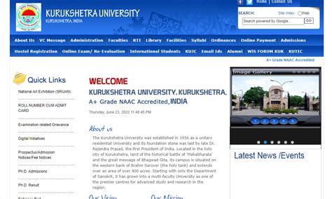 KUK Result 2023 Link-kuk.ac.in/Kurukshetra University BA,B.Sc, MSc