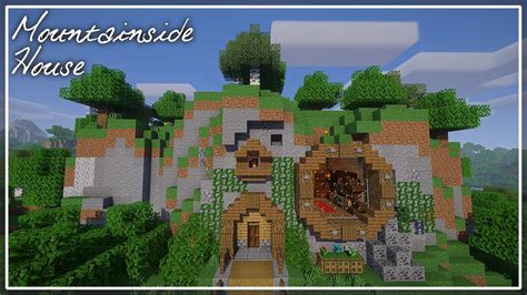 Minecraft Mountainside House Easy Timelapse Lets Build Tutorial