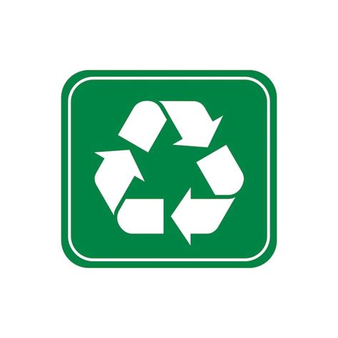 Premium Vector Recycle Sign