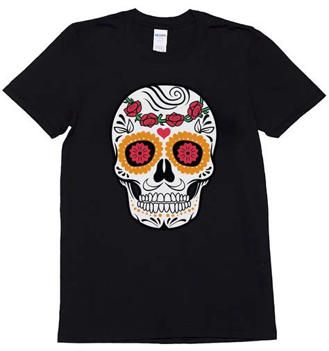 Mariachi Mexican Sugar Skull 2 Unisex T Shirt Day Of The Dead