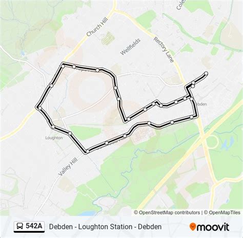 542a Route: Schedules, Stops & Maps - Debden (Updated)