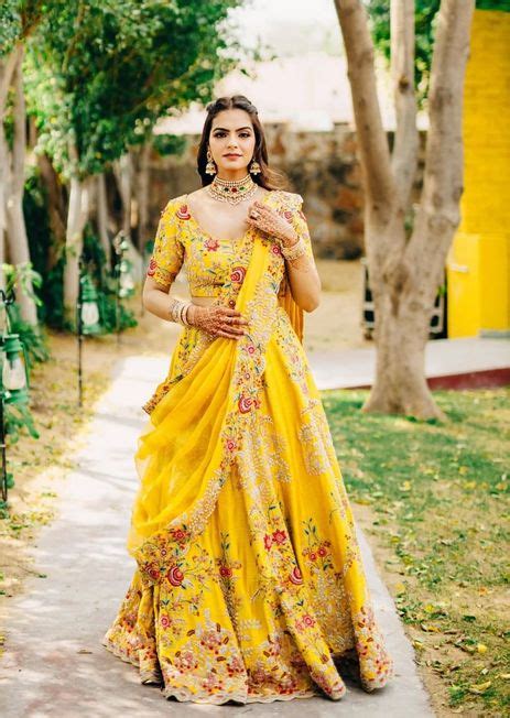 The Prettiest Yellow Bridal Lehengas We Spotted Bridal Lehenga Bridal