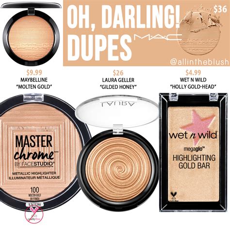 MAC Oh, Darling! Extra Dimension Skinfinish Highlighter Dupes » All In ...