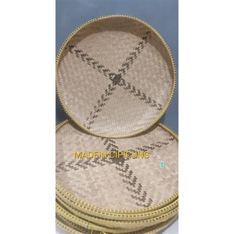 Jual Tampah Bambu Nampan Nyiru Tradisional Alami Diameter Cm