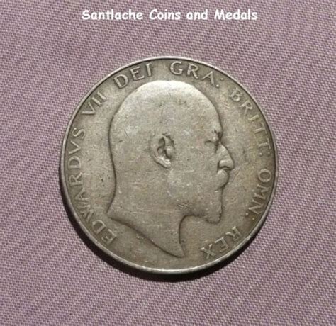 1906 KING EDWARD VII SILVER HALFCROWN SCARCE COIN EBay