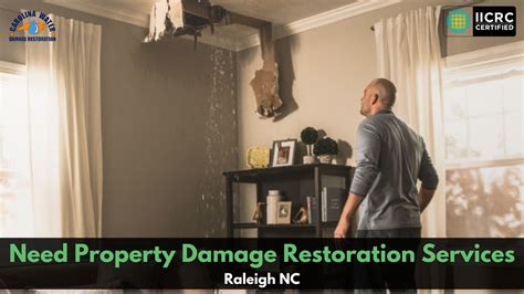 Need Property Damage Restoration Services In Raleigh Nc Restoration