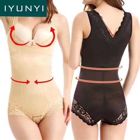 Iyunyi Shapewear Women Body Shaper Waist Trainer Postpartum Slimming